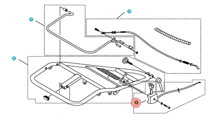 Handle Kit For Cl400 i gruppen  hos GPLSHOP (5977142-01)