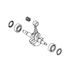 Crankshaft Kit 90 Cc Spare Par 5979392-01 i gruppen hos GPLSHOP (5979392-01)