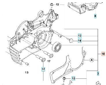 CRANKCASE KIT 90CC SPARE PARTS i gruppen  hos GPLSHOP (5979608-03)