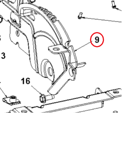 Bracket Assy,Weldment,Speed Co i gruppen  hos GPLSHOP (5979922-02)