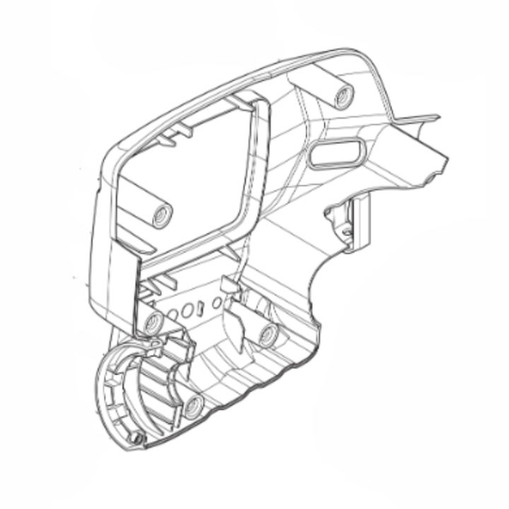 Housing Left i gruppen Reservdelar Husqvarna 522iHD75 hos GPLSHOP (5983698-03)