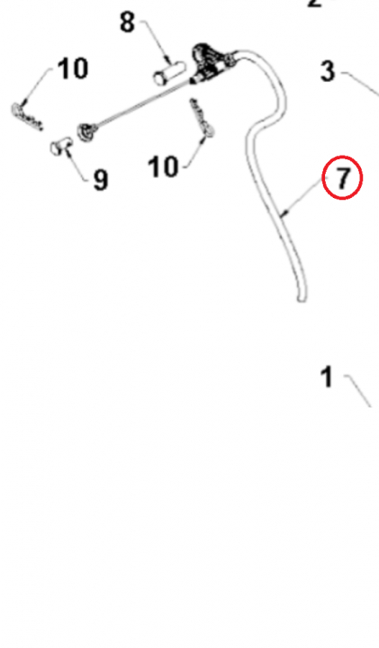 Cable Assy Deflector Select Bo i gruppen hos GPLSHOP (5984505-01)