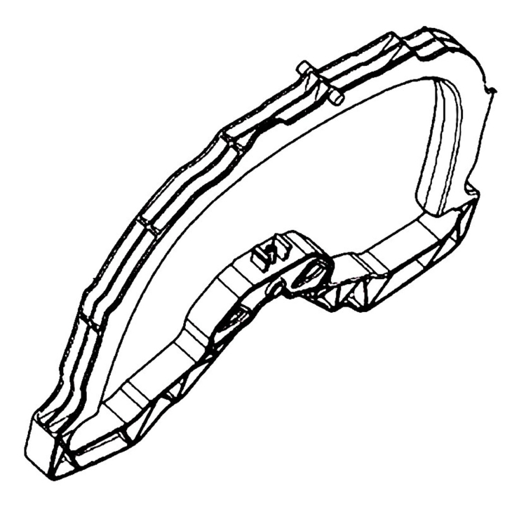 Front Handle Lockout i gruppen Reservdelar Husqvarna 522iHD75 hos GPLSHOP (5984608-01)