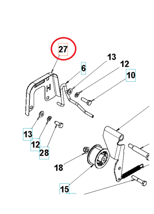 Cover Hc Friction Drive Gutter i gruppen  hos GPLSHOP (5987120-02)