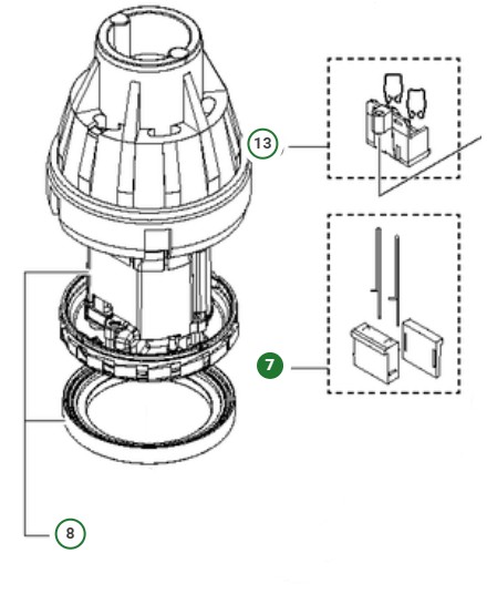CONNECTOR MOTOR PLUG CONNECTOR i gruppen  hos GPLSHOP (5992814-01)