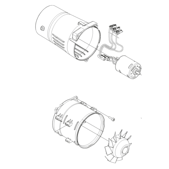 Motor Kit Motor, Rotor, Stator i gruppen  hos GPLSHOP (5993026-01)
