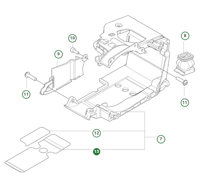 Heat Deflector Cylinder Cover i gruppen hos GPLSHOP (5998159-01)