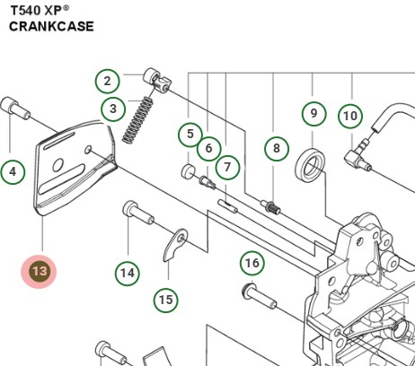 CHAIN GUIDE PLATE 095 i gruppen  hos GPLSHOP (5998169-01)