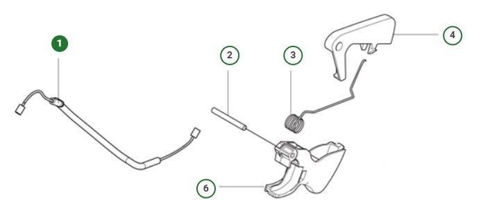 Throttle Cable Assy Rh,39Cc i gruppen hos GPLSHOP (5998206-01)
