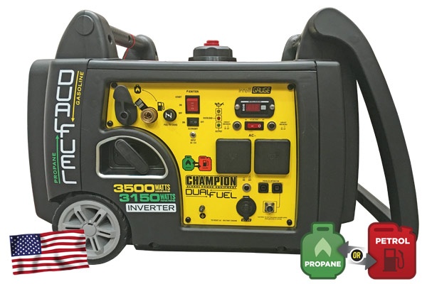 CHAMPION 3500W INVERTER- ELVERK DUAL FUEL i gruppen  hos GPLSHOP (73001i-DF-SC)