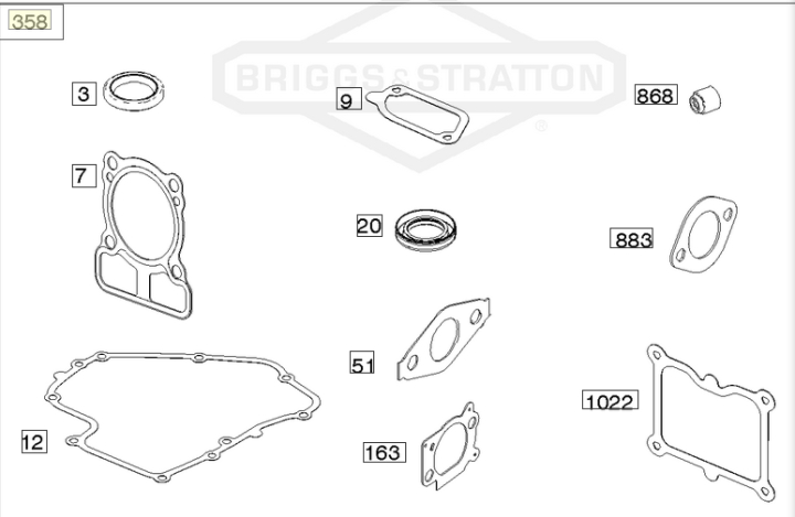 Packning Set-Motor i gruppen  hos GPLSHOP (793623)