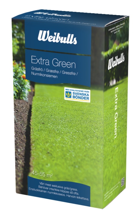 Gräsfrö Weibulls Extra Green 1kg i gruppen Husqvarna Skog och Trädgårdsprodukter / Gräsfrö och gödsel hos GPLSHOP (838045)