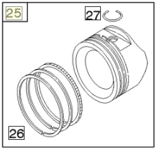 Piston Assembly i gruppen  hos GPLSHOP (84011097)