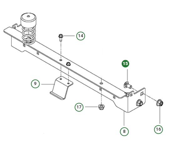 Vagnsbult 3/8-16X3/4 i gruppen Reservdelar Jonsered LTH 15 hos GPLSHOP (8721406-06)
