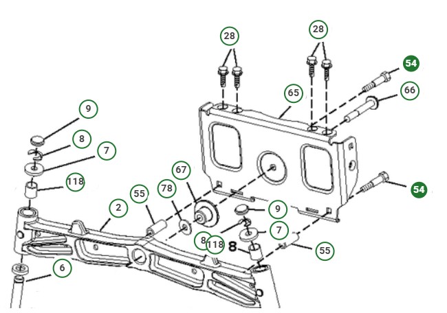 Bult 3/8-16X2 1/4 i gruppen Produktkyrkogård hos GPLSHOP (8747606-36)