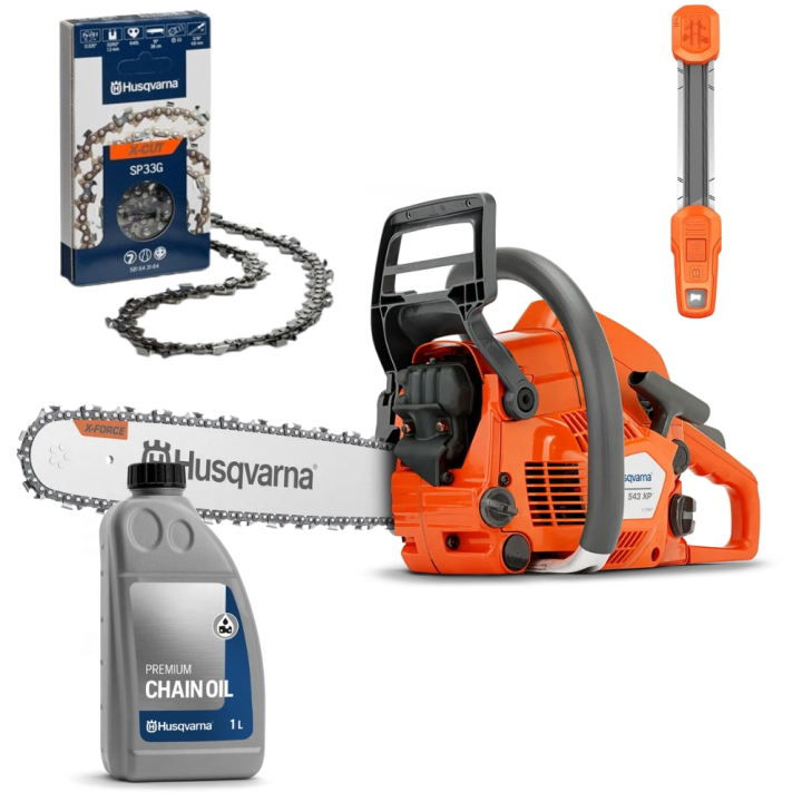 Husqvarna 543XP Startpaket i gruppen Husqvarna Skog & Trädgårdsprodukter / Husqvarna Motorsågar / Motorsågar för professionellt bruk hos GPLSHOP (9667761pkt)
