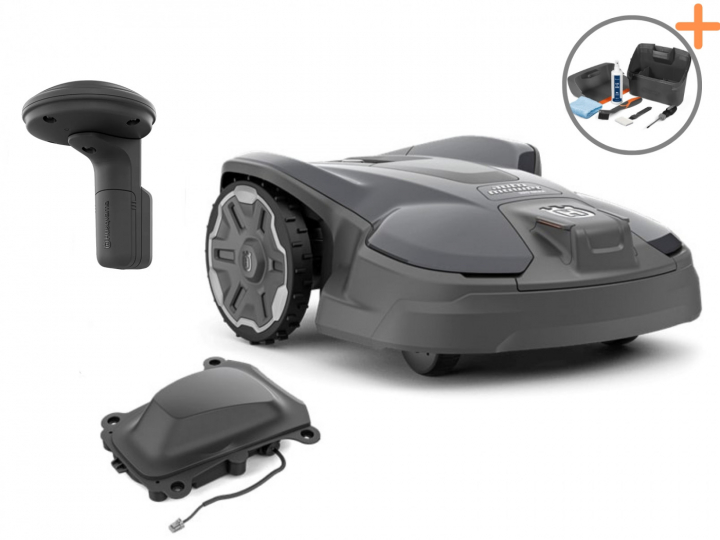 Husqvarna Automower® 320 Nera Robotgräsklippare med EPOS plug-in kit | Underhållskit på köpet! i gruppen Robotgräsklippare utan begränsningskabel hos GPLSHOP (9705351)