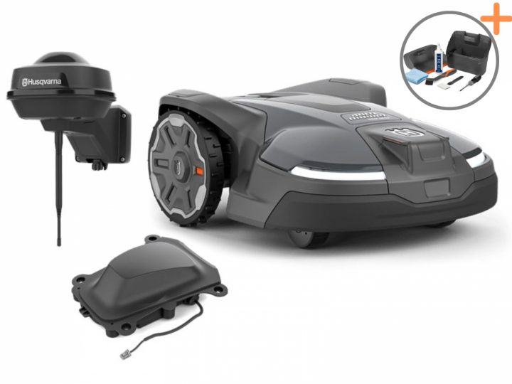 Husqvarna Automower® 450X Nera Robotgräsklippare med EPOS plug-in kit | Underhållskit på köpet! i gruppen Robotgräsklippare utan begränsningskabel hos GPLSHOP (9705353)