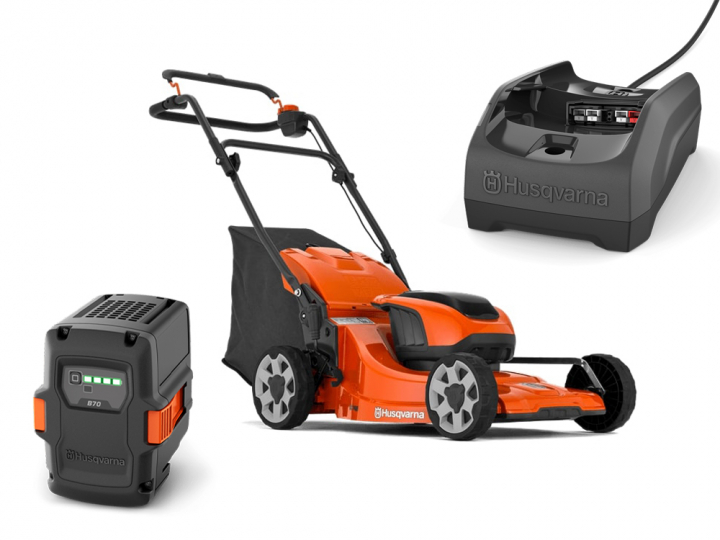 Husqvarna LC 142i inkl B140 & C80 i gruppen Husqvarna Skog och Trädgårdsprodukter / Husqvarna Gräsklippare / Batterigräsklippare hos GPLSHOP (9705418-04)