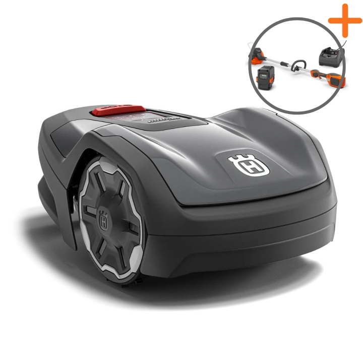 Husqvarna Automower® Aspire™ R4 | Batteritrimmer på köpet! i gruppen Husqvarna Skog och Trädgårdsprodukter / Husqvarna Aspire™ / Aspire™ trädgårdsredskap hos GPLSHOP (9705685-21)