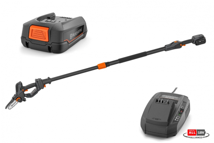 Husqvarna Aspire™ PE5 Teleskopisk grensåg - med batteri och laddare i gruppen Husqvarna Skog och Trädgårdsprodukter / Husqvarna Aspire™ / Aspire™ trädgårdsredskap hos GPLSHOP (9706214-05)