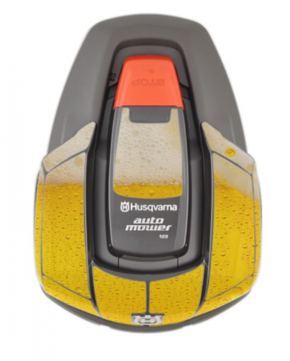 Dekalset Automower 105/305/308 Öl i gruppen Tillbehör Robotgräsklippare / Kaross / Styling hos GPLSHOP (am105-177912356)