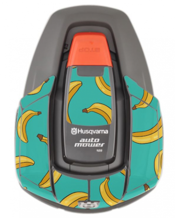 Dekalset Automower 105/305/308 Bananas i gruppen Tillbehör Robotgräsklippare / Kaross / Styling hos GPLSHOP (am105-309978725)