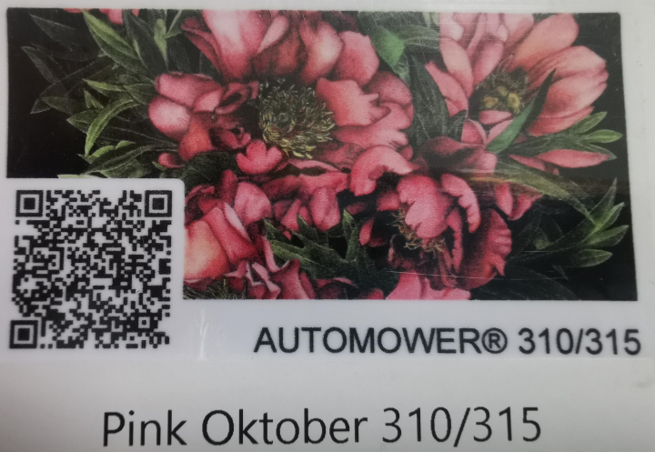 Dekalset Automower 310/315 Pink Oktober i gruppen Tillbehör robotgräsklippare / Kaross / Styling hos GPLSHOP (am310-r23867369)