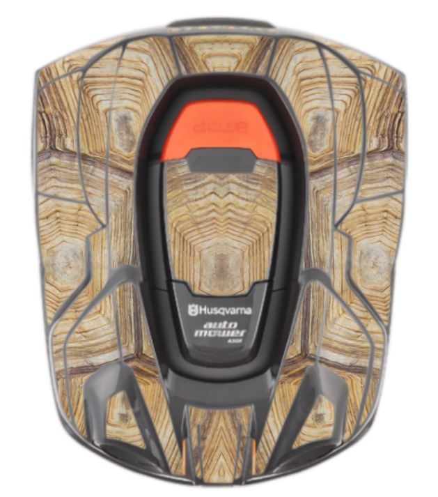 Dekalset Automower 330X/430X Sköldpadda i gruppen Tillbehör Robotgräsklippare / Kaross / Styling hos GPLSHOP (am430-370420502)
