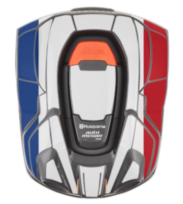 Dekalset Automower 330X/430X France i gruppen Tillbehör robotgräsklippare / Kaross / Styling hos GPLSHOP (am430-95764384)