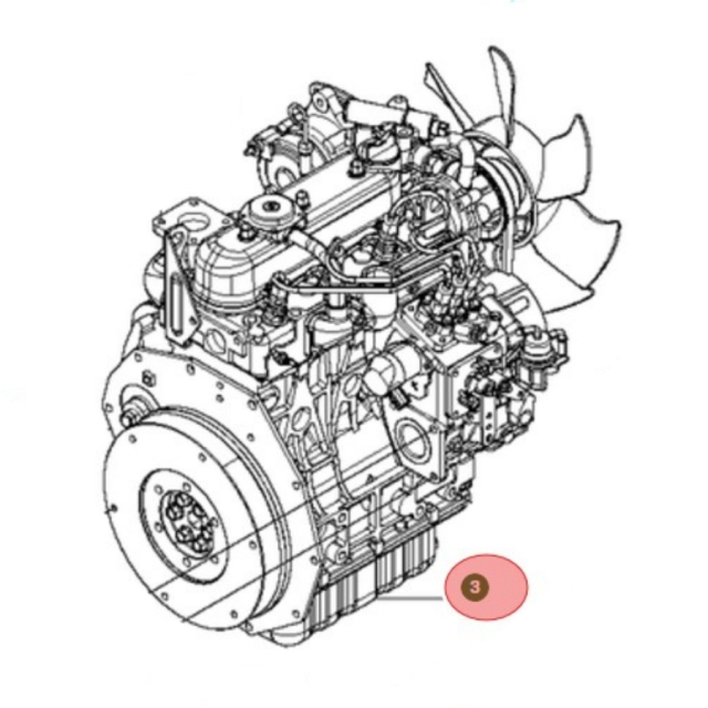 Oljesump D1105
