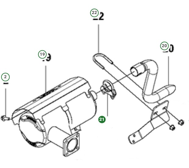 CLAMP ASSY EXHAUST DIAMETRE 35