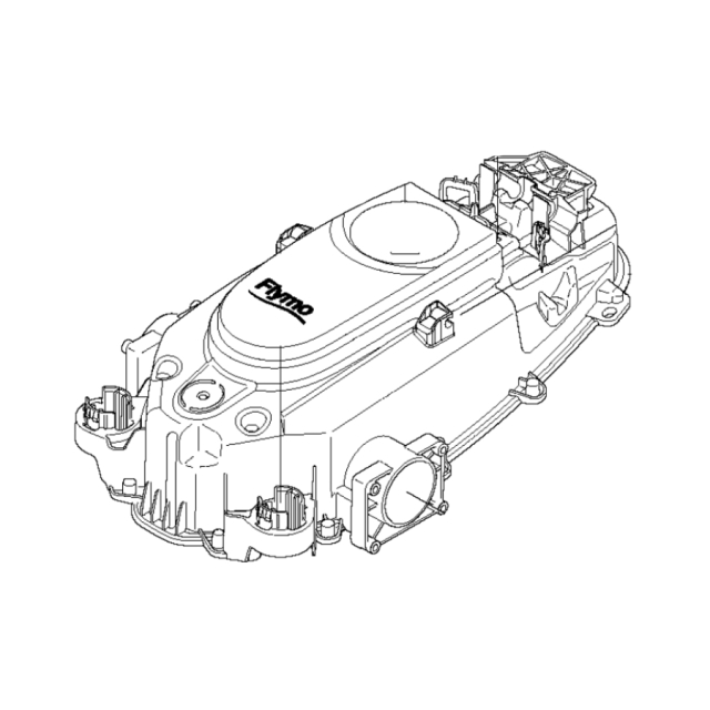 Chassis assy upper p005 spares flymo
