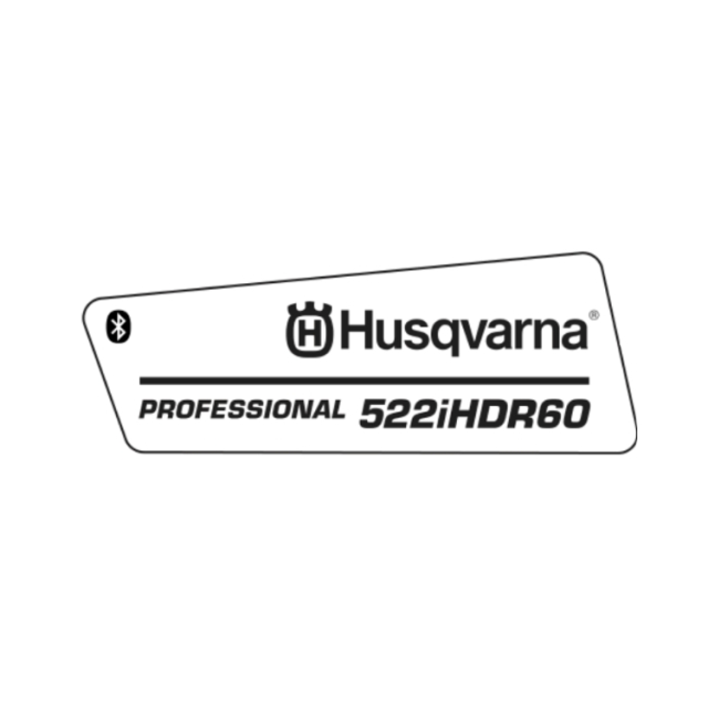 DECAL PRODUCT LEFT 522IHDR60 W