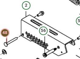 3/8-16 X 3` CARR BOLT