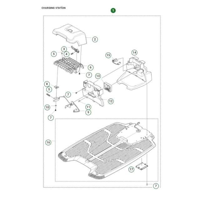 Laddstation Automower R6V, 308V, 312V