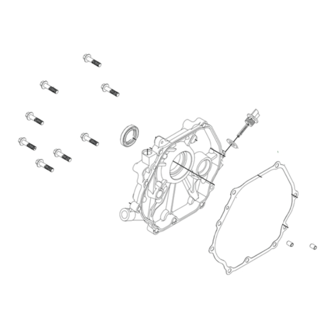 Cover crankcase