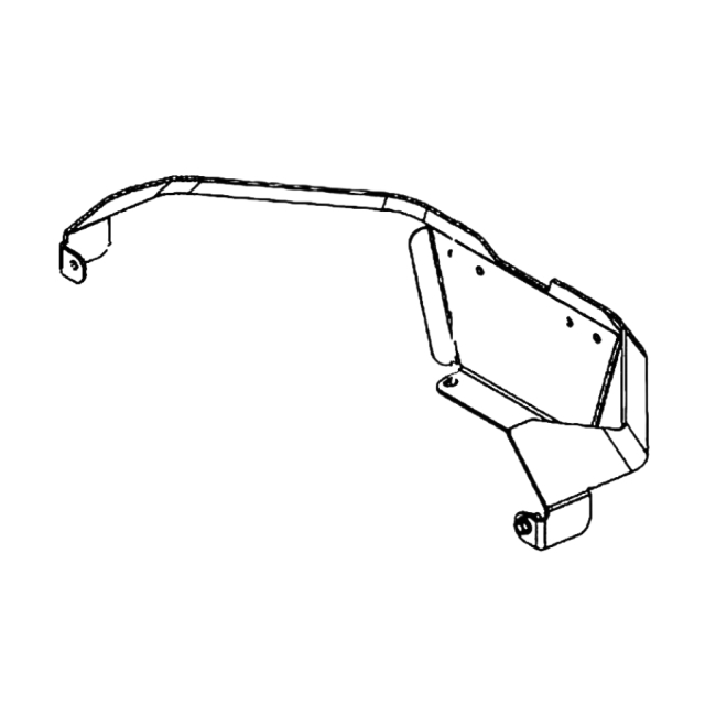 GUARD REAR, MZ GRAY X498