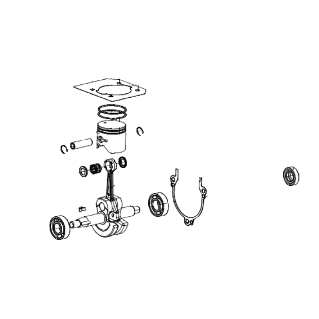 Crankshaft Kit Rotating Assemb