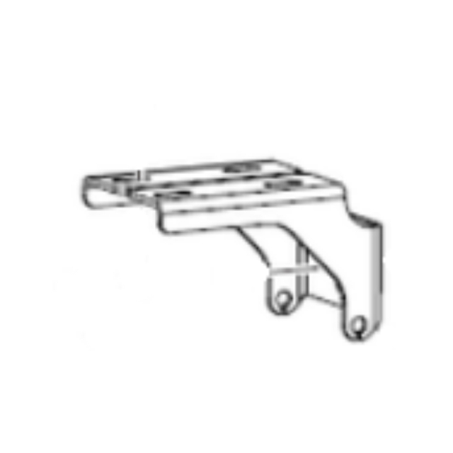 Bracket z300/z400/z500 fuel tank front support ms-431 black (e-coat)