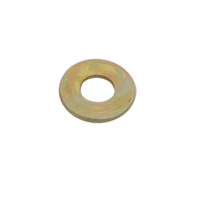 Washer flat washer 1/4 in, st, clear zinc