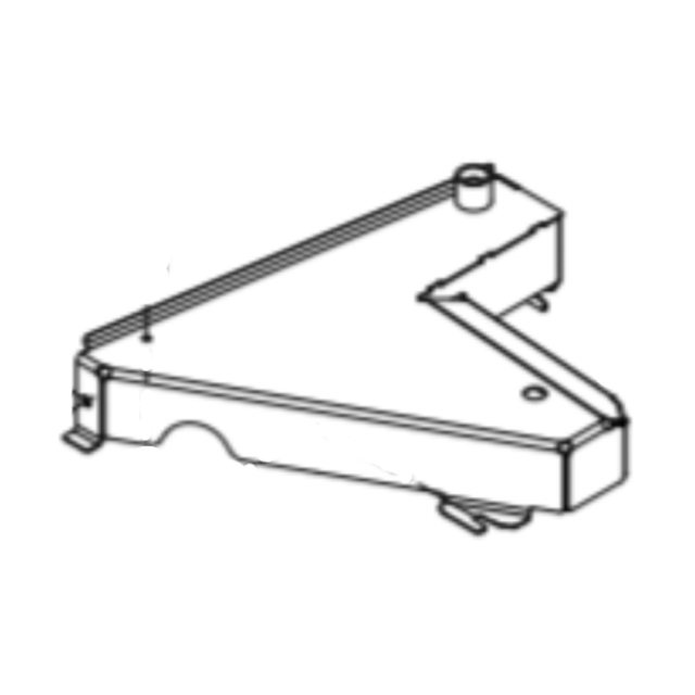 Module 448 mandrel cover left gray x498
