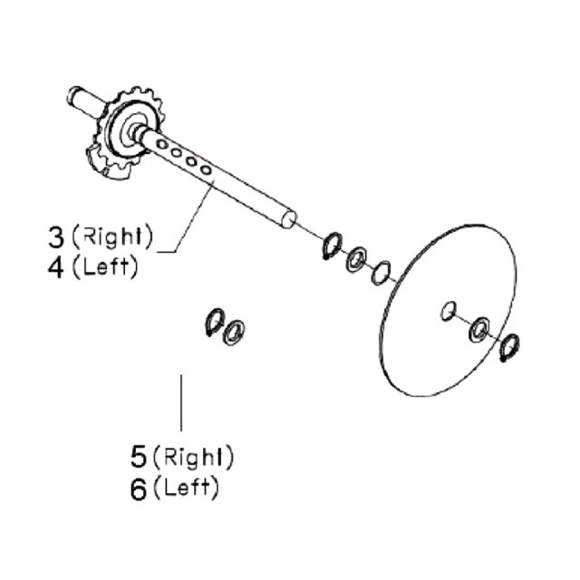 Shaft Right Axle Kit For Cl400