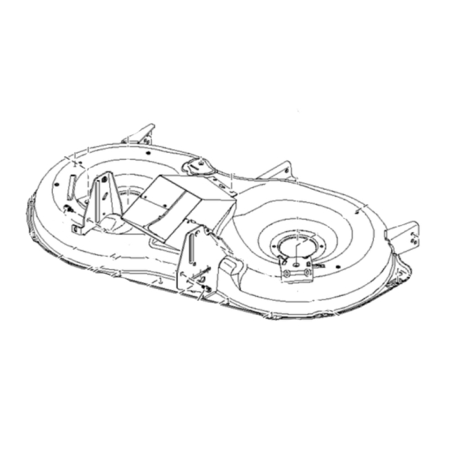 Service kit 108cm crd deck assembly cable clutch non ez mulch