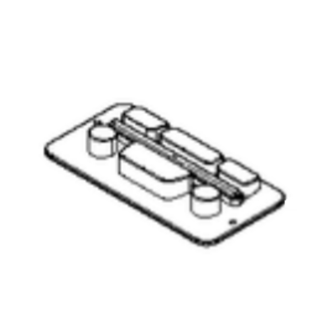 Keyboard grey silicone 6 buttons