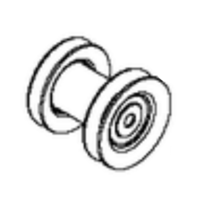 Pulley weldment 1 in hc