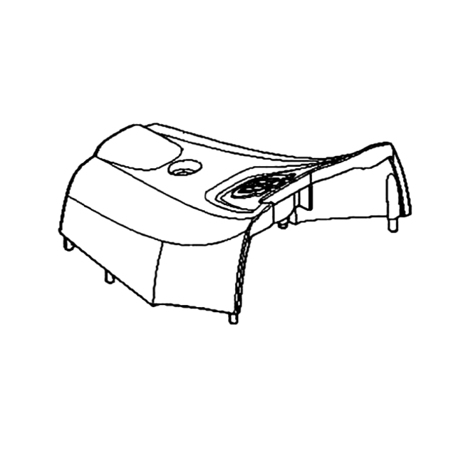 Cover clutch housing upper 525 mkii