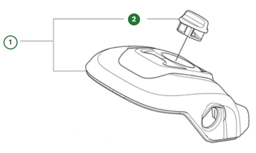 KNOB FILTER COVER HUSQVARNA