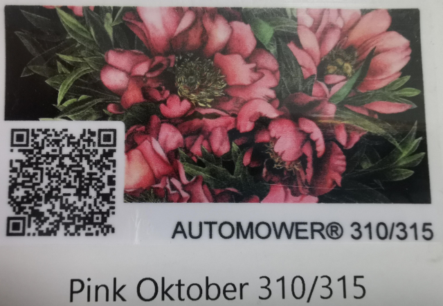 Dekalset Automower 310/315 Pink Oktober