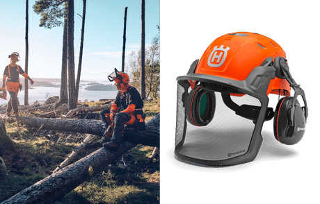 Husqvarna skogshjälmar